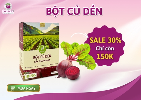 Bột Củ Dền – Sale Sốc 30% Chỉ còn 150K/Hộp