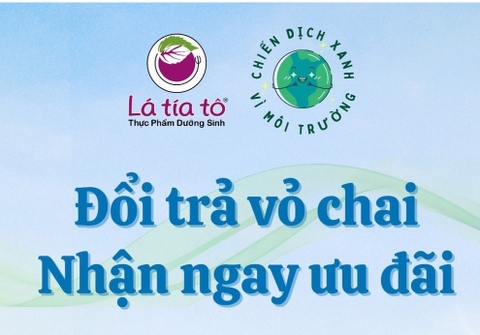 ĐỔI TRẢ VỎ CHAI - NHẬN NGAY ƯU ĐÃI