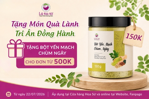 Lá Tía Tô tặng món quà lành để tri ân khách hàng đã yêu thương đồng hành