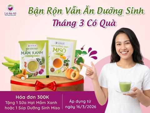 Bận Rộn Vẫn Ăn Dưỡng Sinh - Tháng 3 Có Quà
