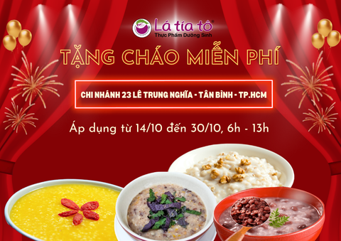 TẶNG CHÁO DƯỠNG SINH GIEO DUYÊN