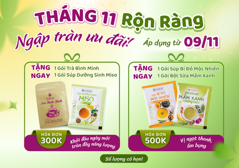 Tháng 11 An Lành – Trao Gửi Quà Dưỡng Sinh Cùng Lá Tía Tô