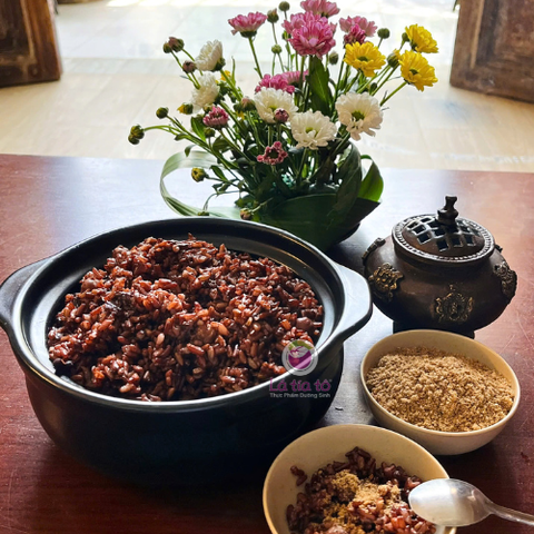 Cơm gạo lứt muối mè trong chế độ ăn thực dưỡng Ohsawa