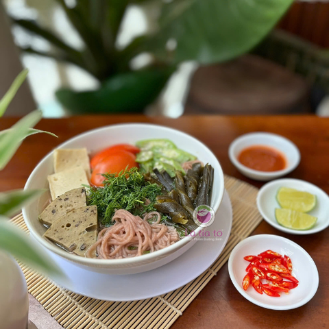  Món Bún Thì Là - thực đơn thực dưỡng cân bằng tại Lá Tía Tô 