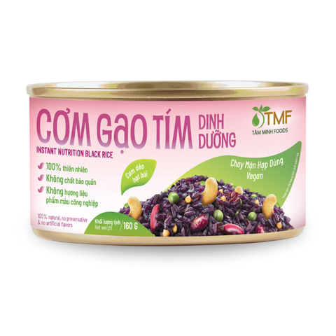 Cơm gạo lứt tím dinh dưỡng