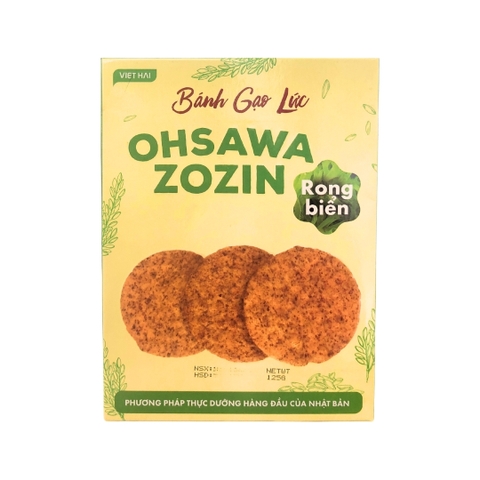 Bánh Gạo Lức Ohsawa Zozin Rong Biển 125g