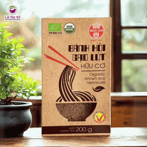 Bánh hỏi gạo lứt hữu cơ 200gr