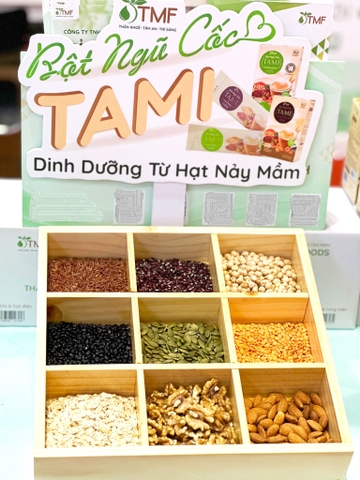 Bột ngũ cốc Tami 900gr ít đường - 50 gói