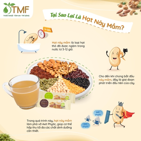 Bột ngũ cốc Tami 450gr ít đường