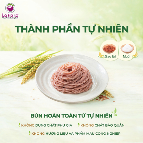 Bún gạo lứt ăn
