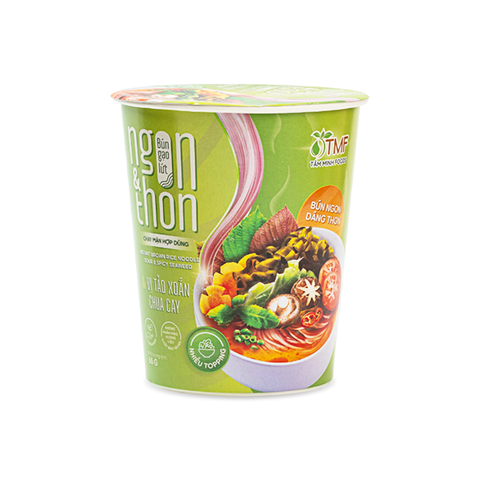 Bún Gạo Lứt Ăn Liền - Vị Tảo Xoắn Chua Cay