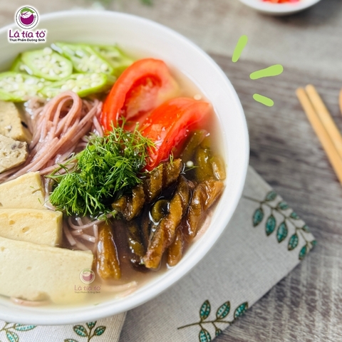 Bún thì là tảo xoắn