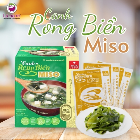 Canh rong biển ăn liền miso