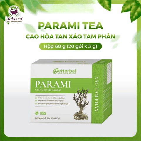 Cao hoà tan xáo tam phân Parami