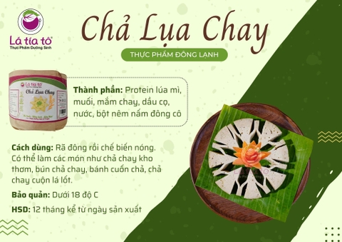 Chả lụa chay