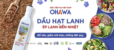 Dầu hạt lanh cao cấp OHAWA (250ml / 500ml)