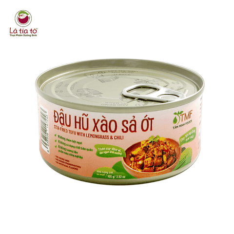 Đậu hũ xào sả ớt ăn liền tiện lợi