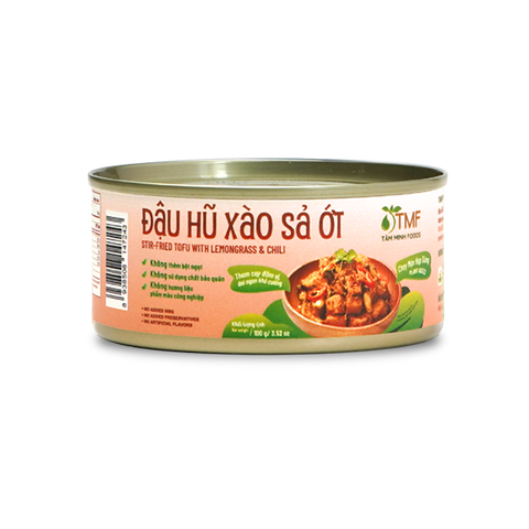 Đậu hũ xào sả ớt ăn liền tiện lợi