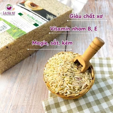 Gạo Tẻ ST25 Xát Lứt