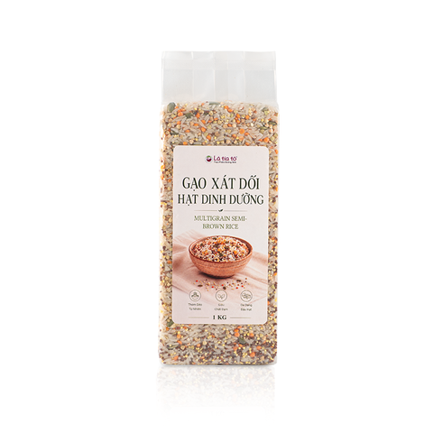 Gạo xát dối trắng mix hạt dinh dưỡng