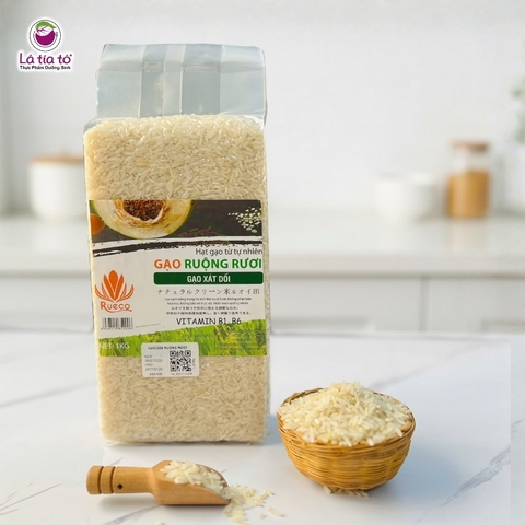Gạo Tẻ ST25 Xát Dối Trắng