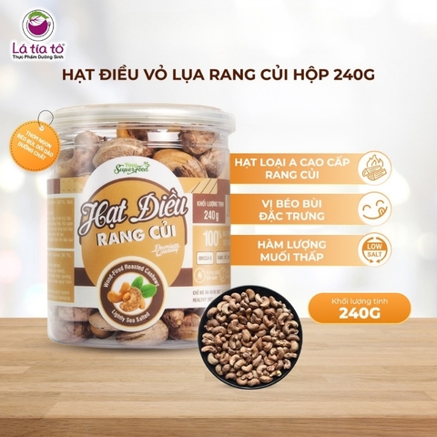 Hạt Điều Vỏ Lụa Rang Củi