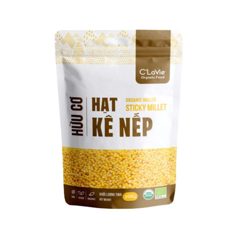 Hạt kê nếp hữu cơ đã tách vỏ