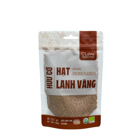 Hạt lanh vàng hữu cơ