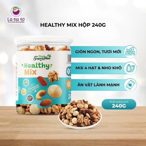 Healthy Mix 07 Loại Hạt ( Macca, Hạnh Nhân, Óc Chó Vàng, Óc Chó Đỏ, Hạt Điều, Hạt Bí Xanh, Dẻ Cười )