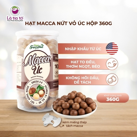 Hạt Macca Úc  Nứt Vỏ