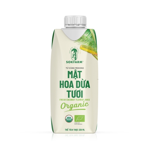 Mật hoa dừa tươi organic  - Hộp giấy