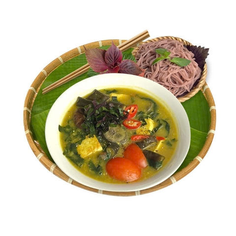 Bún chuối đậu