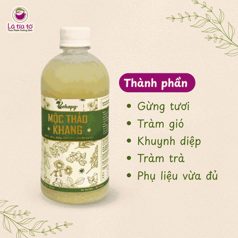 Cốt Gừng Tràm Mộc Thảo Khang