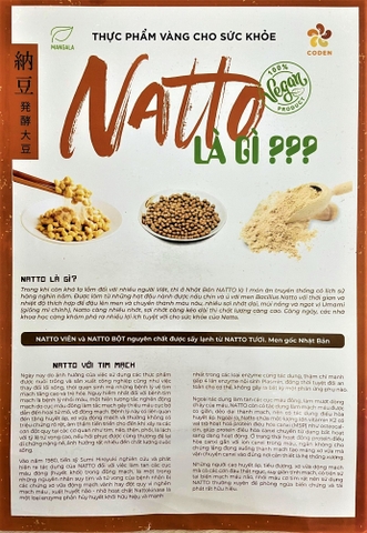 Coden natto đậu tương vàng bột