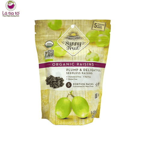 Nho khô hữu cơ Sultana Sunny fruit