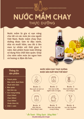 Nước mắm chay thực dưỡng