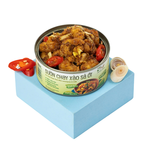 Sườn chay xào sả ớt ăn liền tiện lợi