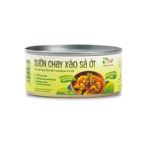 Sườn chay xào sả ớt ăn liền tiện lợi