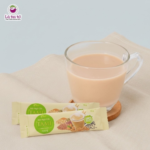 Bột ngũ cốc Tami không đường - 50 gói
