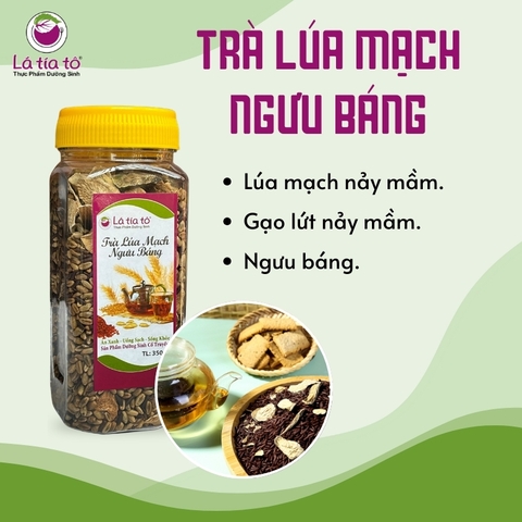 Trà lúa mạch ngưu báng