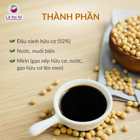 Tương Tamari Organic Nhật Bản (Đậm)
