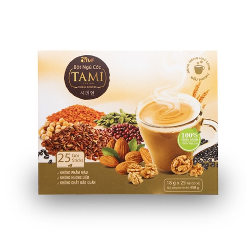 Bột ngũ cốc Tami 450gr - 25 gói