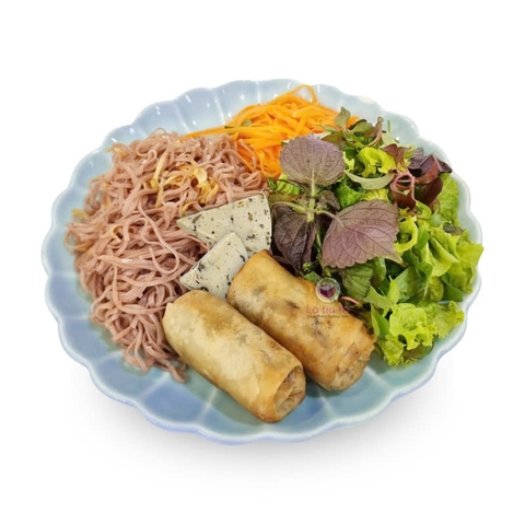 Bún gạo lứt chả giò