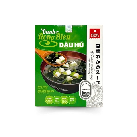 Canh rong biển đậu hũ ăn liền