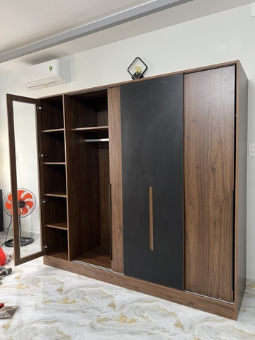 Tủ quần áo gỗ MDF giá rẻ TPHCM