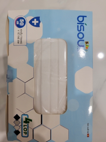 Bisou y tế 4 lớp kid (h/50c)