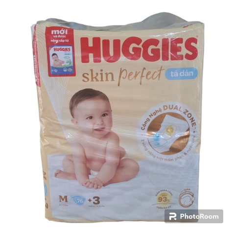 Tã dán Huggies skin perfect M76