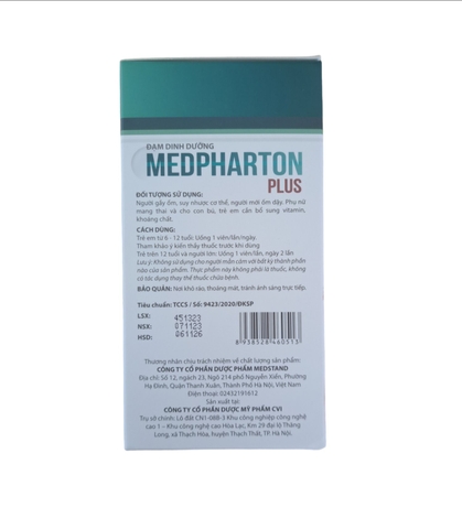 Đạm dinh dưỡng Medpharton Plus (60viên nang mềm)