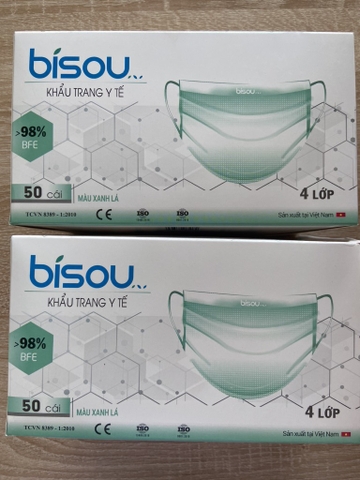 Bisou y tế 4 lớp (h/50c)