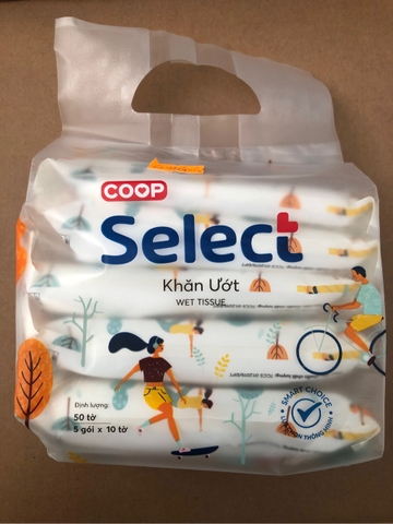 Khăn ướt Select ( túi 10 miếng )